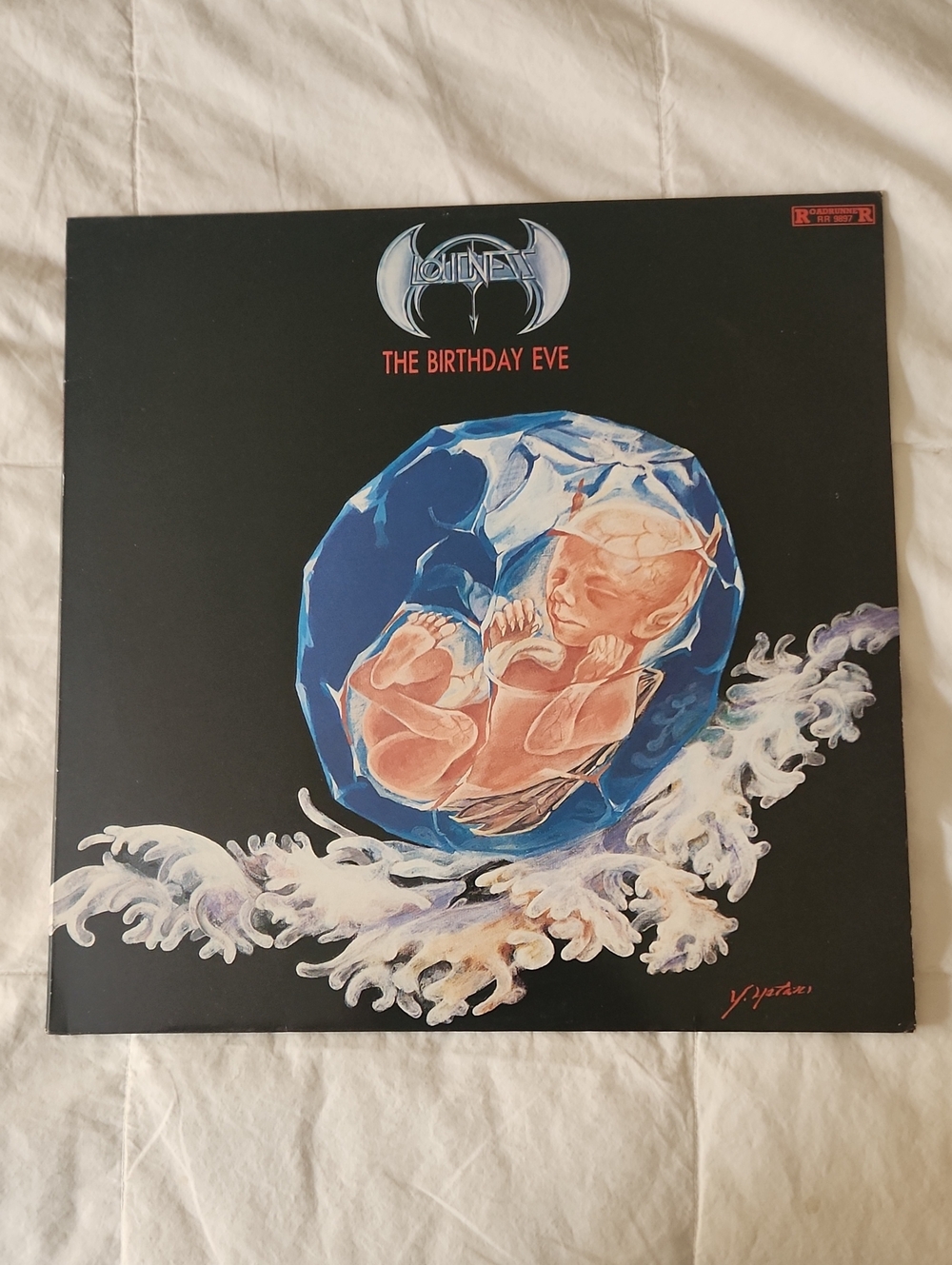 Loudness 'The Birthday Eve' Vinyl Album - Black with Blue and Flesh Tones
